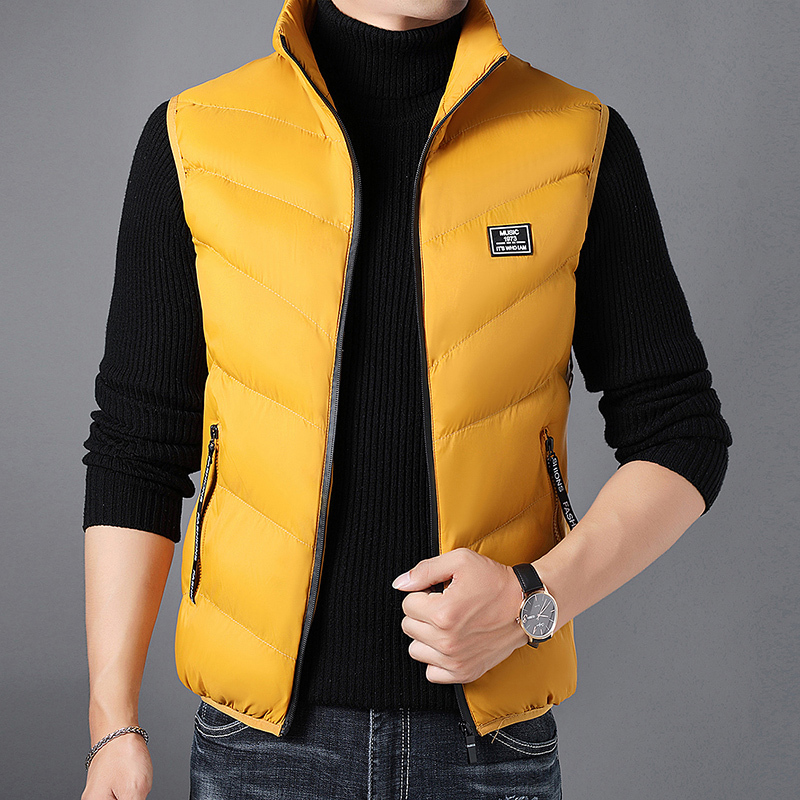 newlake秋冬男士马甲背心保暖加厚中年夹克无袖坎肩马夹外套春秋休闲