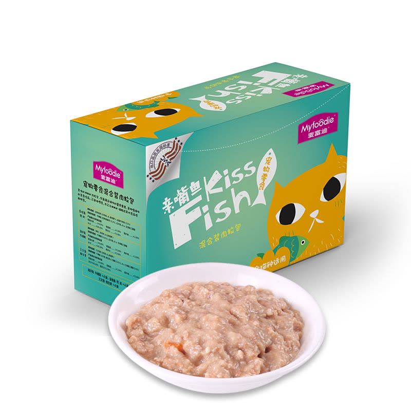 麦富迪猫罐头零食猫湿粮肉粒包营养增肥发腮成幼猫条罐头亲嘴鱼系列湿粮85g*12图片