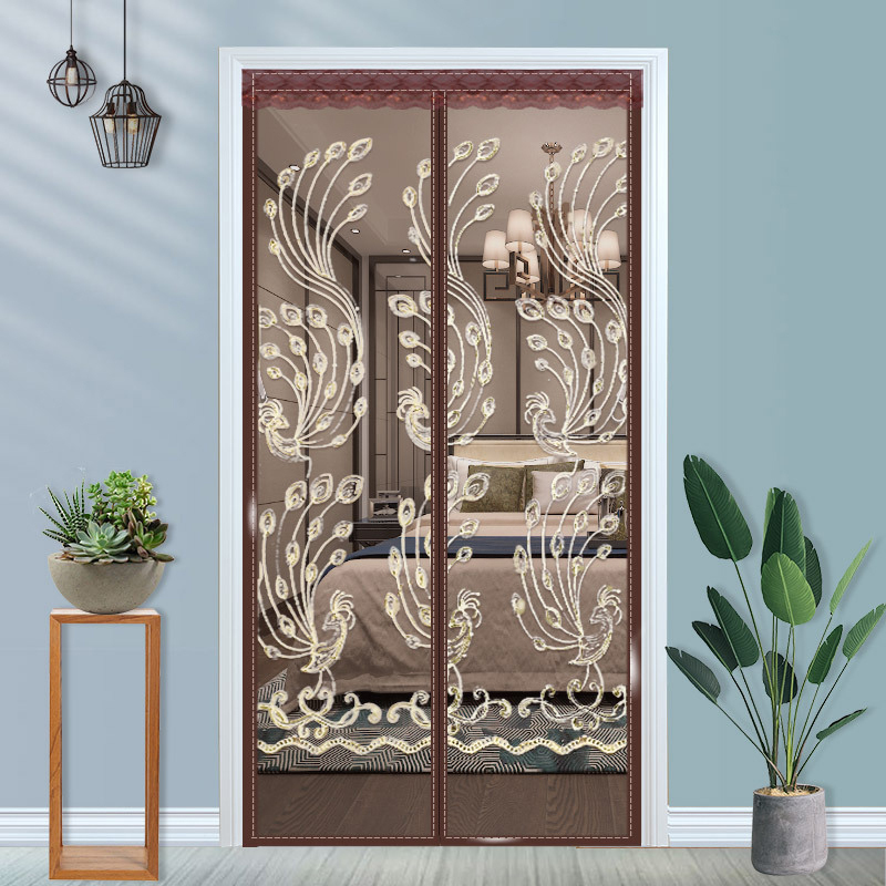 幸福派家用魔术贴防蚊门帘磁性纱门自吸夏季蚊帐磁吸磁铁对吸纱窗帘蚊