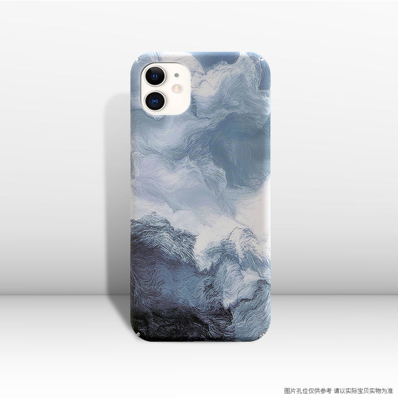 iPhone 12mini 米白上浅[磨砂硬壳] 苹果11/12pro手机壳iPhone12mini防摔xr磨砂硬壳xs