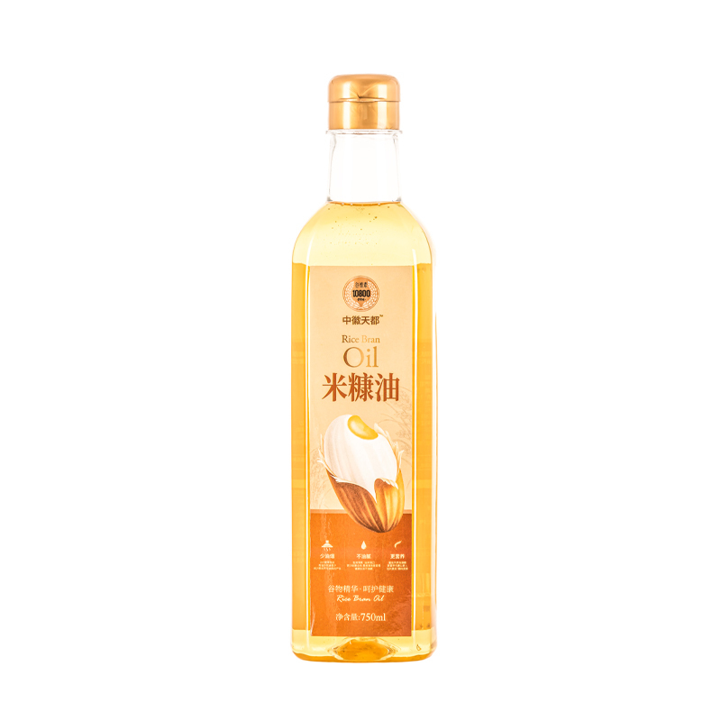 中徽天都米糠油谷维素10800PPM特制米糠油稻米油1.8升食用油稻谷油家用桶装粮油烹饪炒菜用油