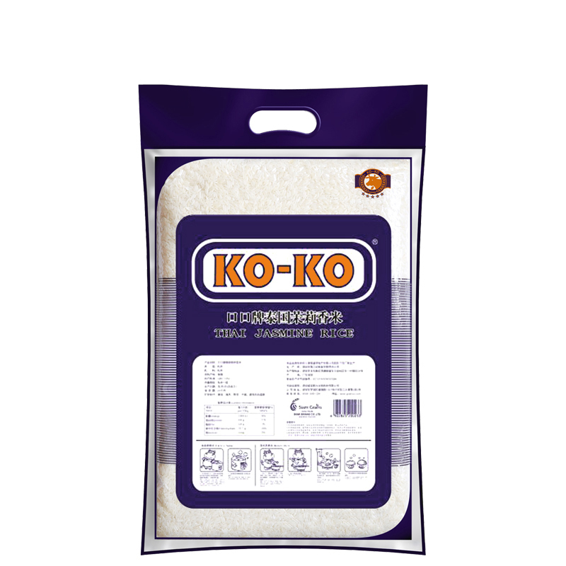 KOKO口口(KO-KO)泰国茉莉香米 泰米 泰国大米5KG(10袋起发)