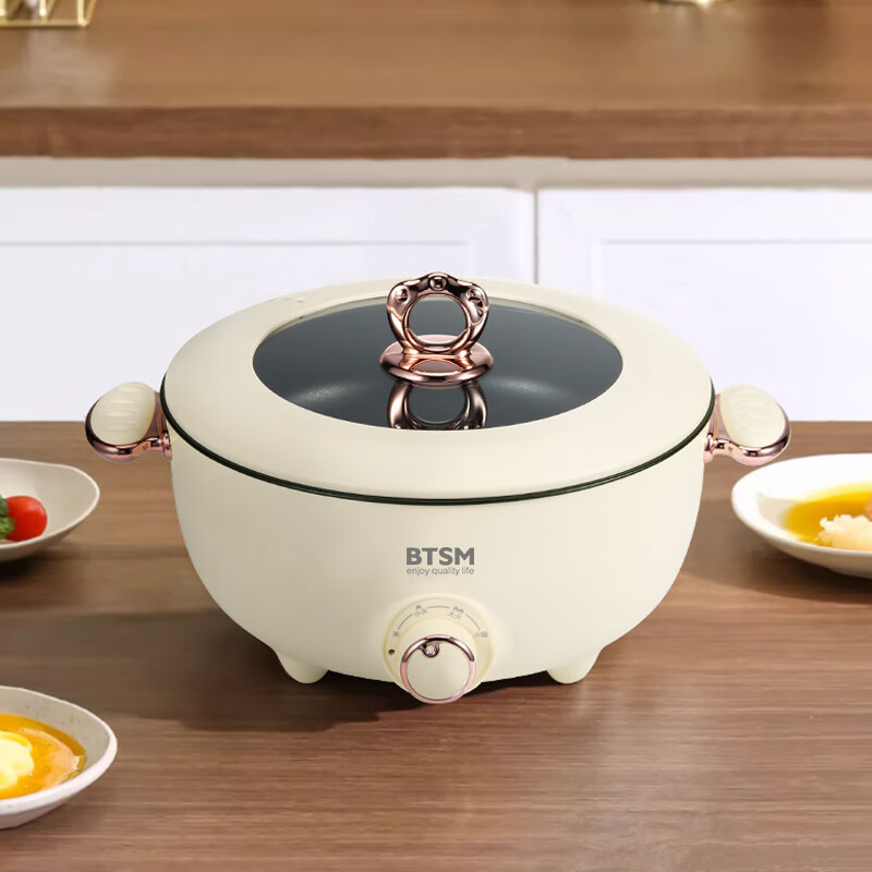 BTSM BTDZ-J400 简约多能料理锅 4L高清大图