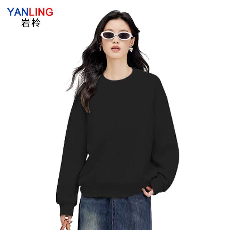 岩柃 双面空气棉卫衣25YW333高清大图