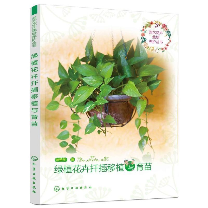 [醉染正版]正版 园艺花卉栽培养护丛书--绿植花卉扦插移植与育苗 家庭室内养花书籍 花卉移植 水培管理 绿色植物栽高清大图