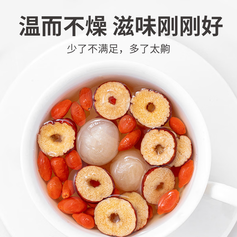 [方家铺子]桂圆红枣枸杞茶12g*20/盒装高清大图