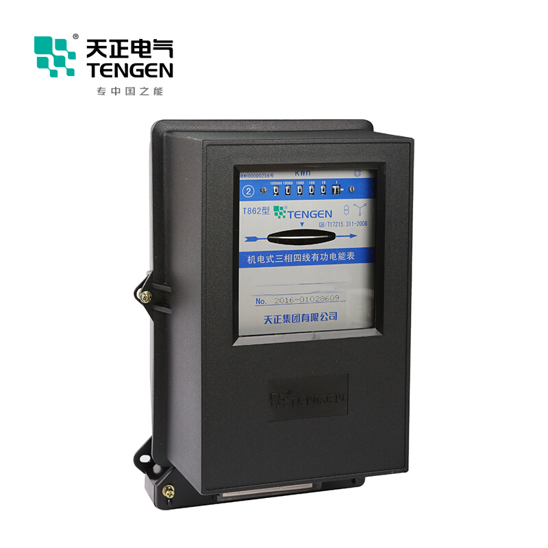 天正电气 DT862 三相 380V 20(80)A 机械式 09050090015 电能表电表