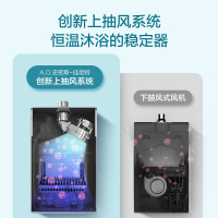 [新品]A.O.史密斯家族年轻时尚品牌-佳尼特 16升燃气热水器JSQ31-T3A 天然气 家用恒温专利防CO 主动清扫