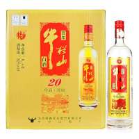 牛栏山二锅头珍品陈酿20年土豪金52度（红标）1000ml/1L*6瓶整箱