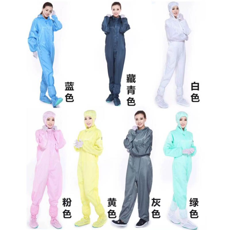 工作服净化车间净化服防尘防静电连帽连体服 单位:套高清大图