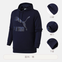 PUMA彪马卫衣冬季新款男装保暖运动服休闲套头衫853894