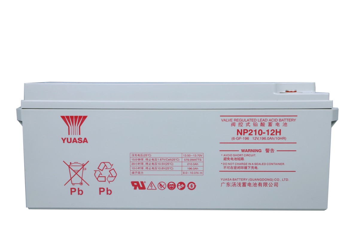 汤浅YUASA 铅酸蓄电池12V210Ah NP210-12H(含配件)块高清大图
