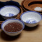 LICHEN 景德镇青花玲珑陶瓷器饭碗釉中彩中式 比翼双飞5英寸饭碗微波炉适用