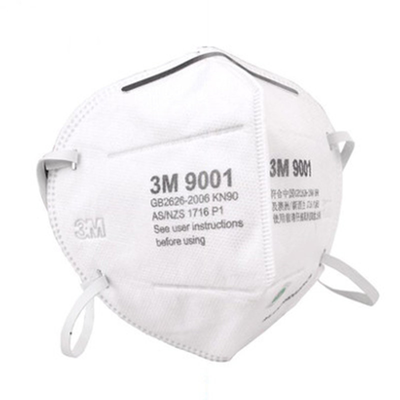 3M 9001A折叠式防颗粒物及有机异味口罩(耳带式),2500只/PACK