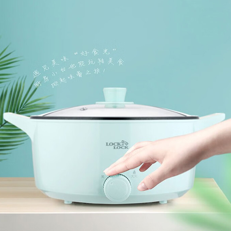 苏宁 乐扣乐扣 电火锅5L EJP1157(颜色随机)高清大图