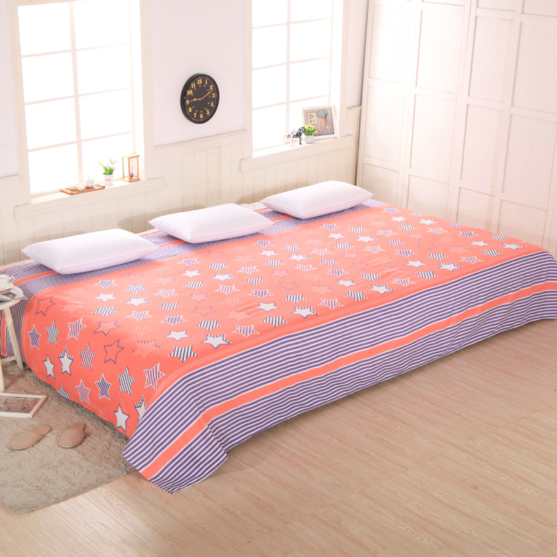 大床单3米双人4米炕单单件大炕单加厚加长加大磨毛榻榻米床单单件