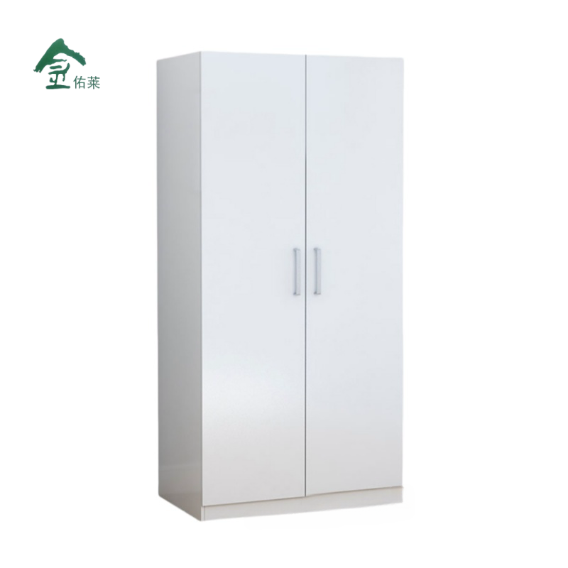 金佑莱二门更衣柜木制双门衣柜定制衣柜板式衣柜 个(900x400x1850mm)高清大图