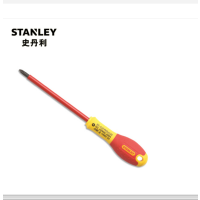 史丹利(Stanley)双色柄绝缘一字螺丝批 5.5x150mm 65-413-14