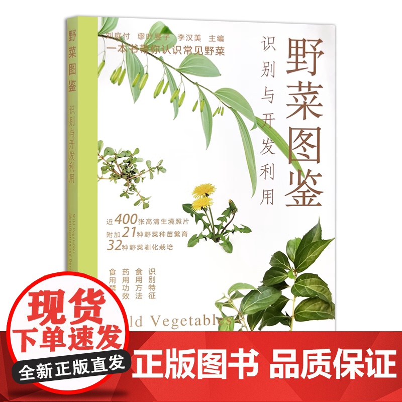 野菜图鉴(识别与开发利用) 刘庭付,缪叶旻子,李汉美 编 中国农业出版社9787109304437高清大图