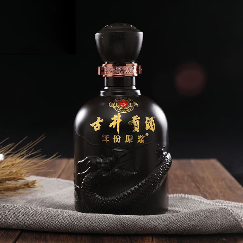古井贡酒 年份原浆古5 40.6度425ml*2瓶 浓香型白酒