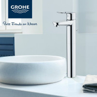 德国-高仪(GROHE)卫浴龙头 水龙头冷热 水龙头厨房 面盆龙头 单把单孔 高脚