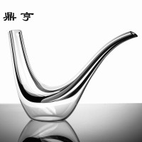 鼎亨无铅水晶玻璃分酒器壶醒酒器家用个性白鸽黑丝红酒葡萄酒具