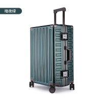 卡帝乐鳄鱼铝框行李箱万向轮28旅行箱20寸登机箱子24寸男女拉杆箱 C611