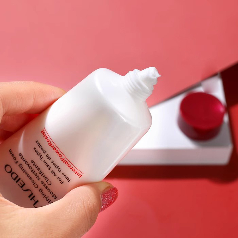 资生堂(SHISEIDO)肌活焕采洁面膏50ml 红腰子洗面奶女清洁保湿清爽洁面乳