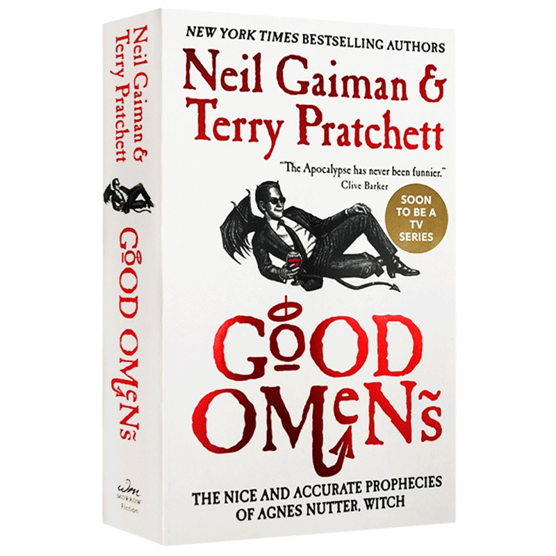 神话 古希腊神话的复述 [正版]Good Omens 英文版奇幻小说 好兆头 英文原版 尼尔盖曼 Neil Gaiman