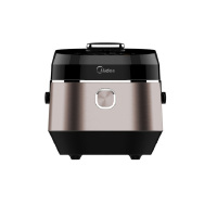 美的(Midea)电压力锅HT5082PG家用IH压力锅5L高压锅 智能触控中途可加菜多功能一锅双胆