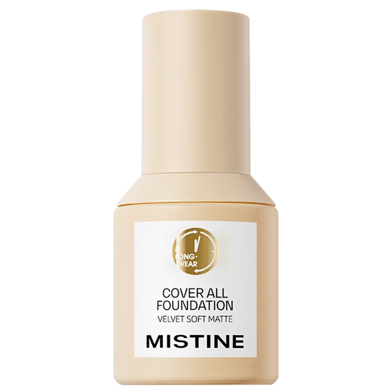 Mistine(蜜丝婷)金盾粉底液LP10 控油遮瑕保湿养肤持久不脱妆不暗沉干油皮隔离控油定妆遮瑕持久毛孔隐形高清大图