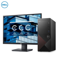 戴尔(DELL)成就3881 全新英特尔® 十代处理器 更丰富扩展 商用办公 家用娱乐台式机电脑 23.8英寸屏定制(Intel i5-10400 8GB 1TB 集显)