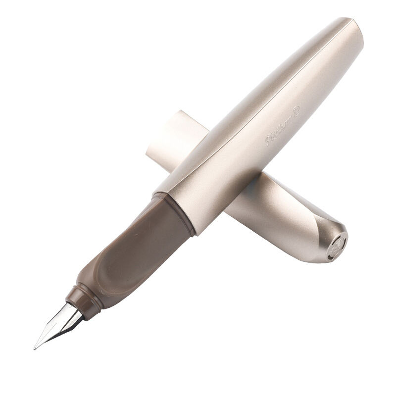 百利金pelikanp457钢笔ef尖办公学生用书写练字墨水钢笔视频