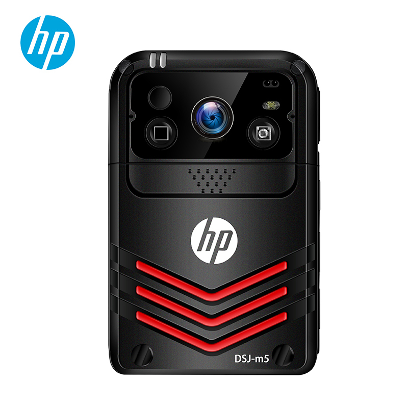 惠普 (HP)DSJ-M5 记录仪高清便携式网络WiFi无线传输GPS实时定位现场远程监控记录仪 官方标配128G