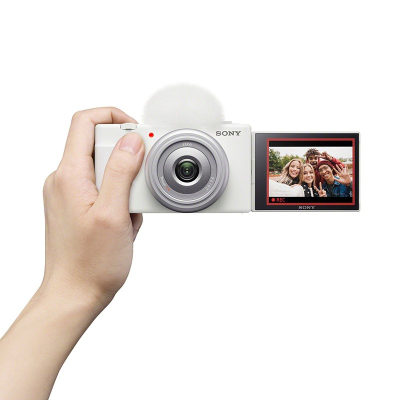 索尼(Sony)ZV-1F学生入门相机 逛展探店扫街 怎么拍都好看 超广角定焦20mm F2.0大光圈镜头 小巧轻便 Vlog相机 黑色
