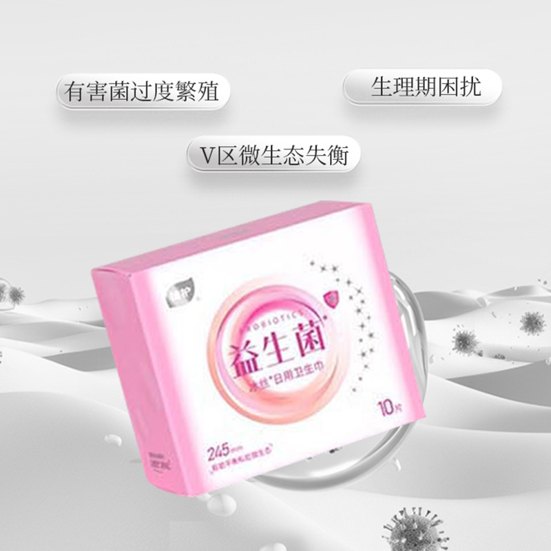 植护卫生巾冰丝系列益生菌日夜组合套装ZH305982高清大图