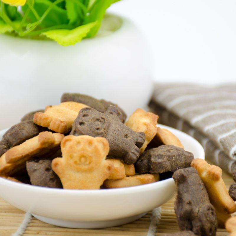 江顺熊仔饼干小熊饼干儿童早餐零食小孩休闲食品怀旧吃的