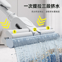 美添乐新款海绵拖把头家用一拖净吸水胶棉大号拖墩布拖地神器
