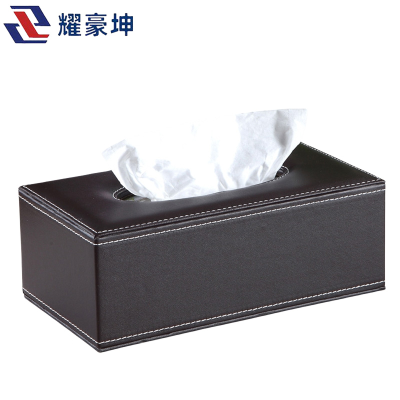 耀豪坤皮质纸巾盒 抽纸盒大号/个高清大图