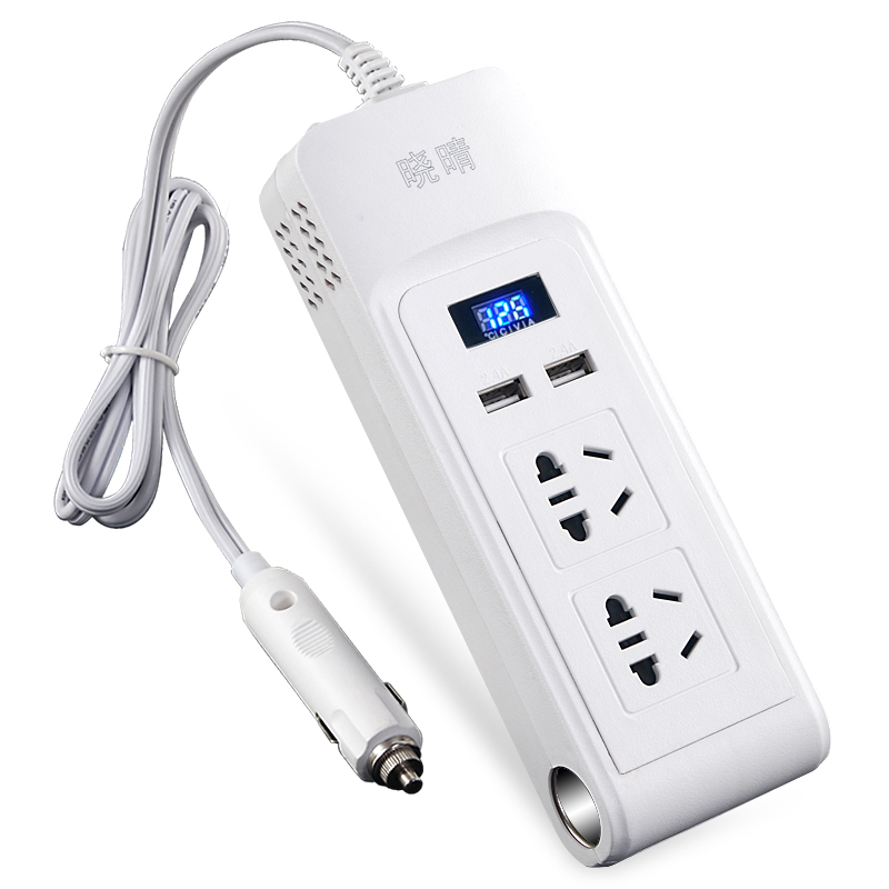 车载逆变器12v24v转220v汽车插座充电器多功能家用电源转换器