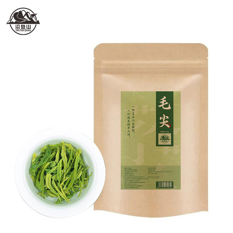 沿盘山 毛尖 绿茶 250g(一级) 袋高清大图