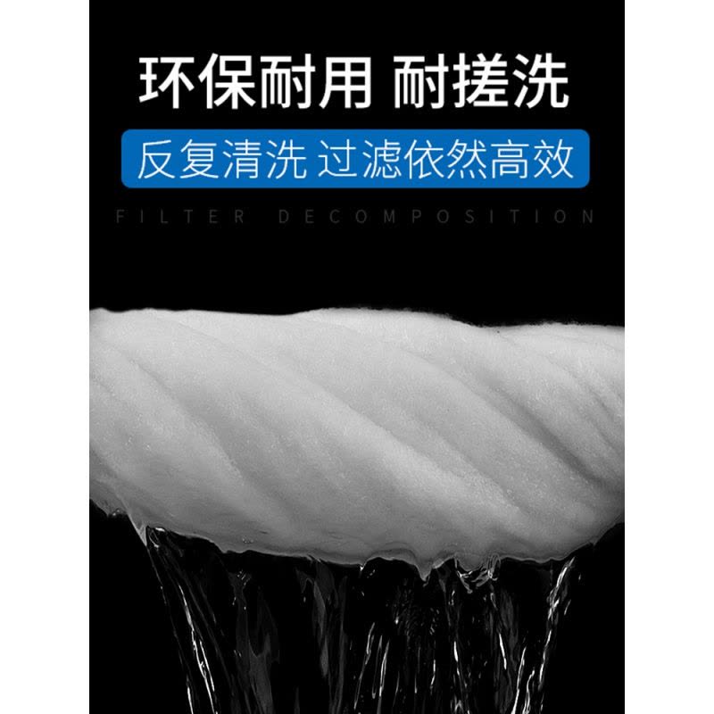 鱼缸过滤棉高密度海绵加厚超级净化生化白棉反复用过滤材料器专用图片