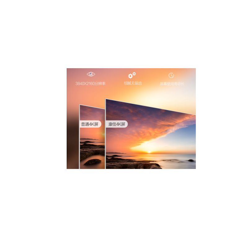 康佳(KONKA)E75U 75英寸金属人工智能 2GB+16GB HDR 4K