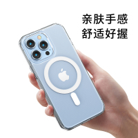 摩米士MOMAX适用于苹果13Mini手机壳磁吸壳iPhone13mini全包防摔透明保护套硅胶软边男女通用款