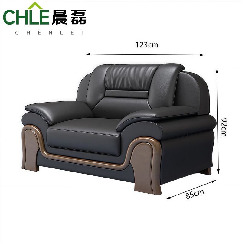 晨磊 办公沙发 单人位123*85*92cm 张高清大图