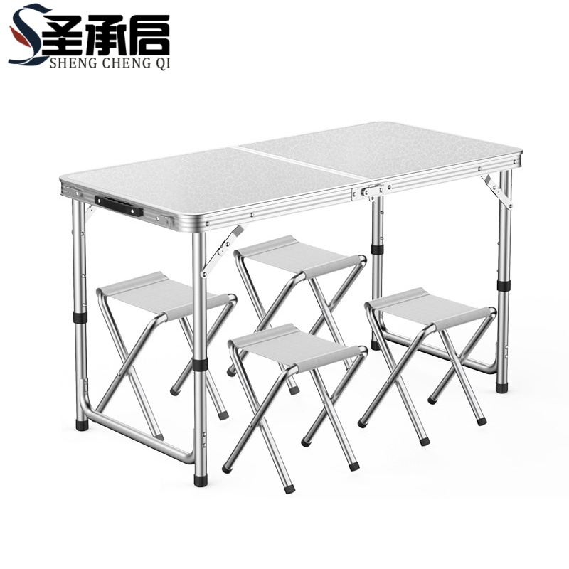 圣承启 折叠桌椅 1桌4凳 套