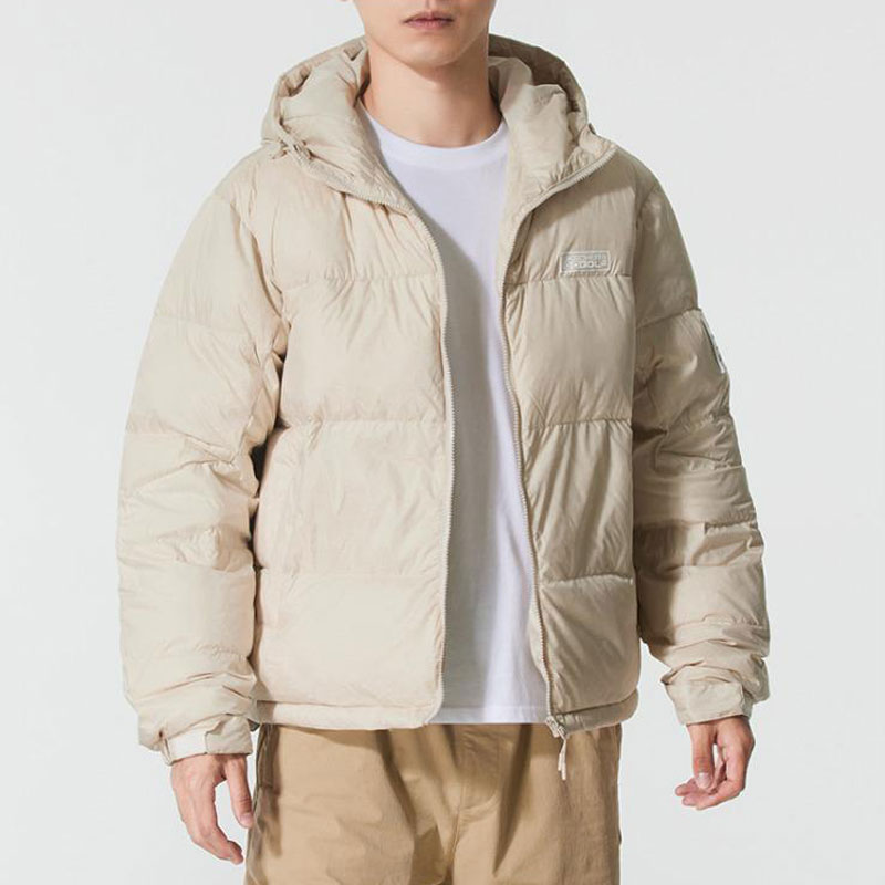 Skechers斯凯奇羽绒服男装女装新款户外保暖运动宽松休闲外套P425U091-01LV ZP P425U091-01LV/沙丘黄 XL