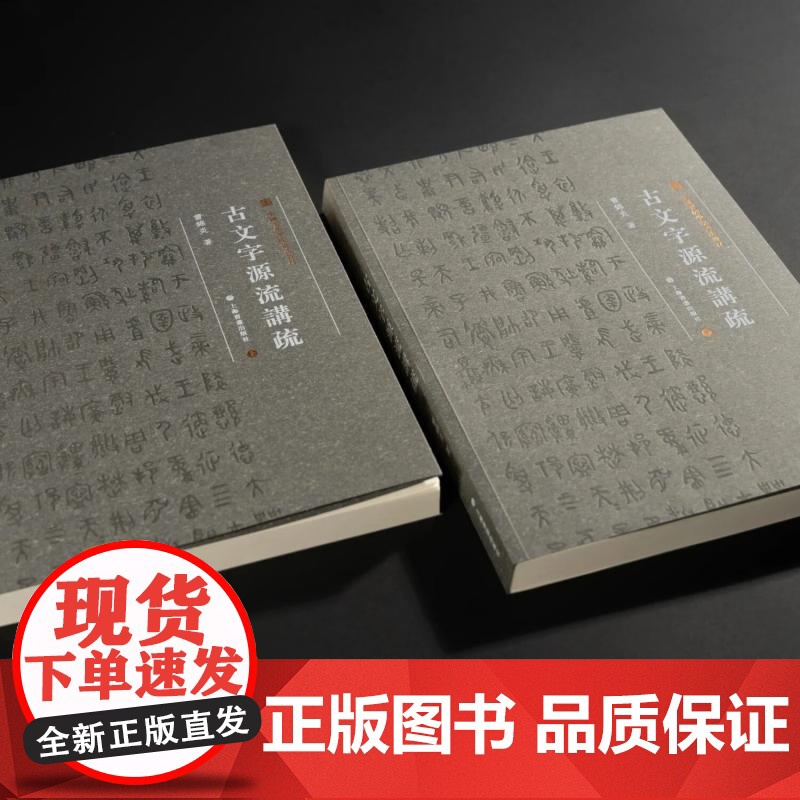 中国美术学院书法教材:古文字源流讲疏(上下册) 古文字专家曹锦炎著上海书画出版社艺术书法篆刻专业教学讲义教材整理编写高清大图