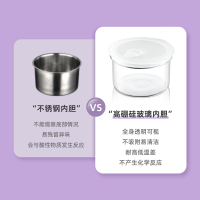 LOTOR浣熊酸奶机家用全自动米酒机智能小型酒酿机自制发酵机迷你分杯 素白色分杯款