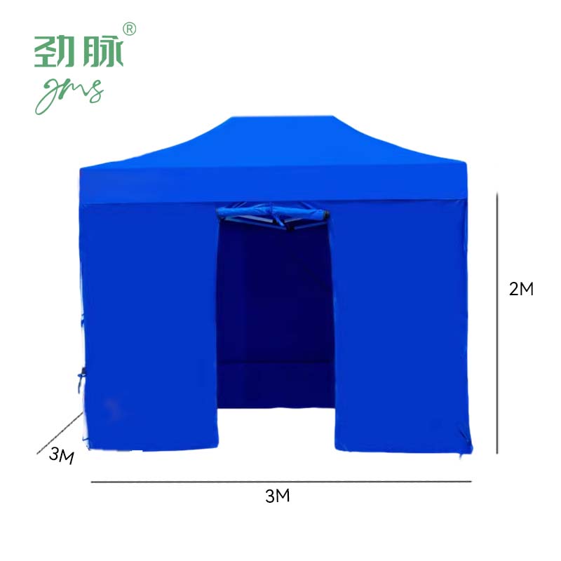 劲脉 帐篷 蓝色-3*3*2M顶高清大图